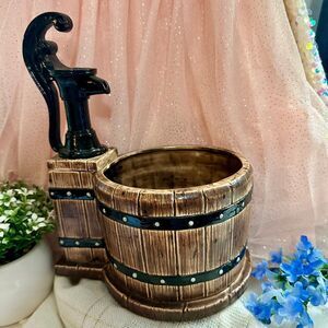 Vintage Water Pump Planter/Plant holder